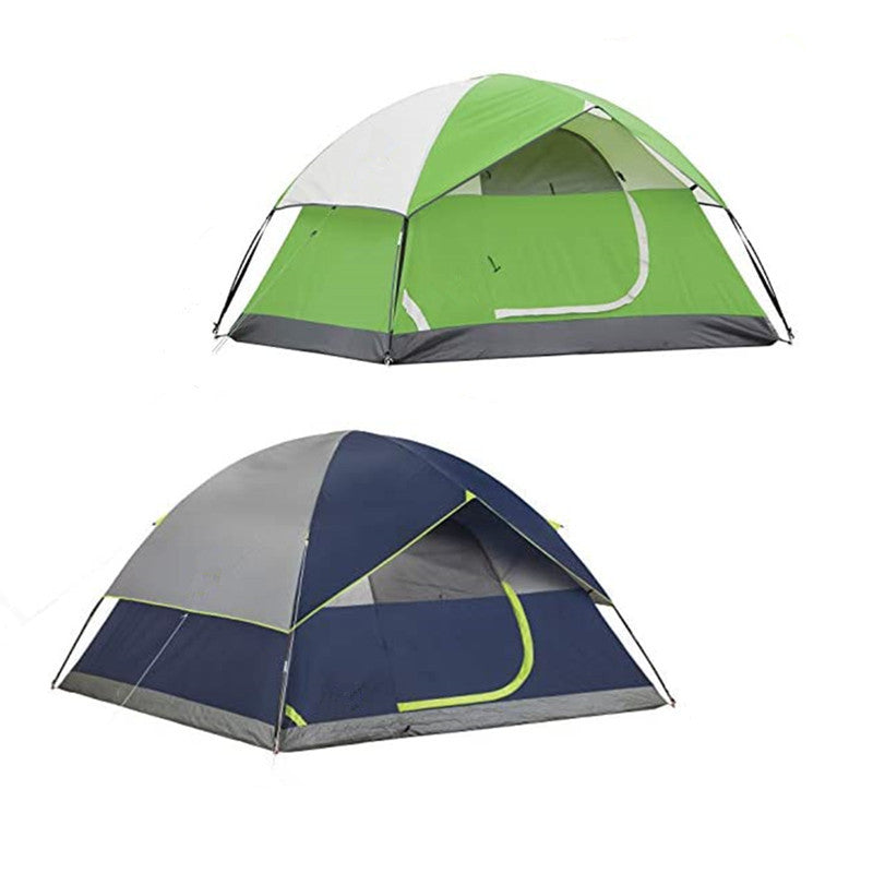 Double-Layer Camping Tent with Sunshade and Sunscreen