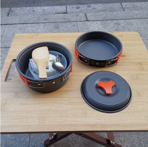 Outdoor Camping Cookware Set for 1–2 People