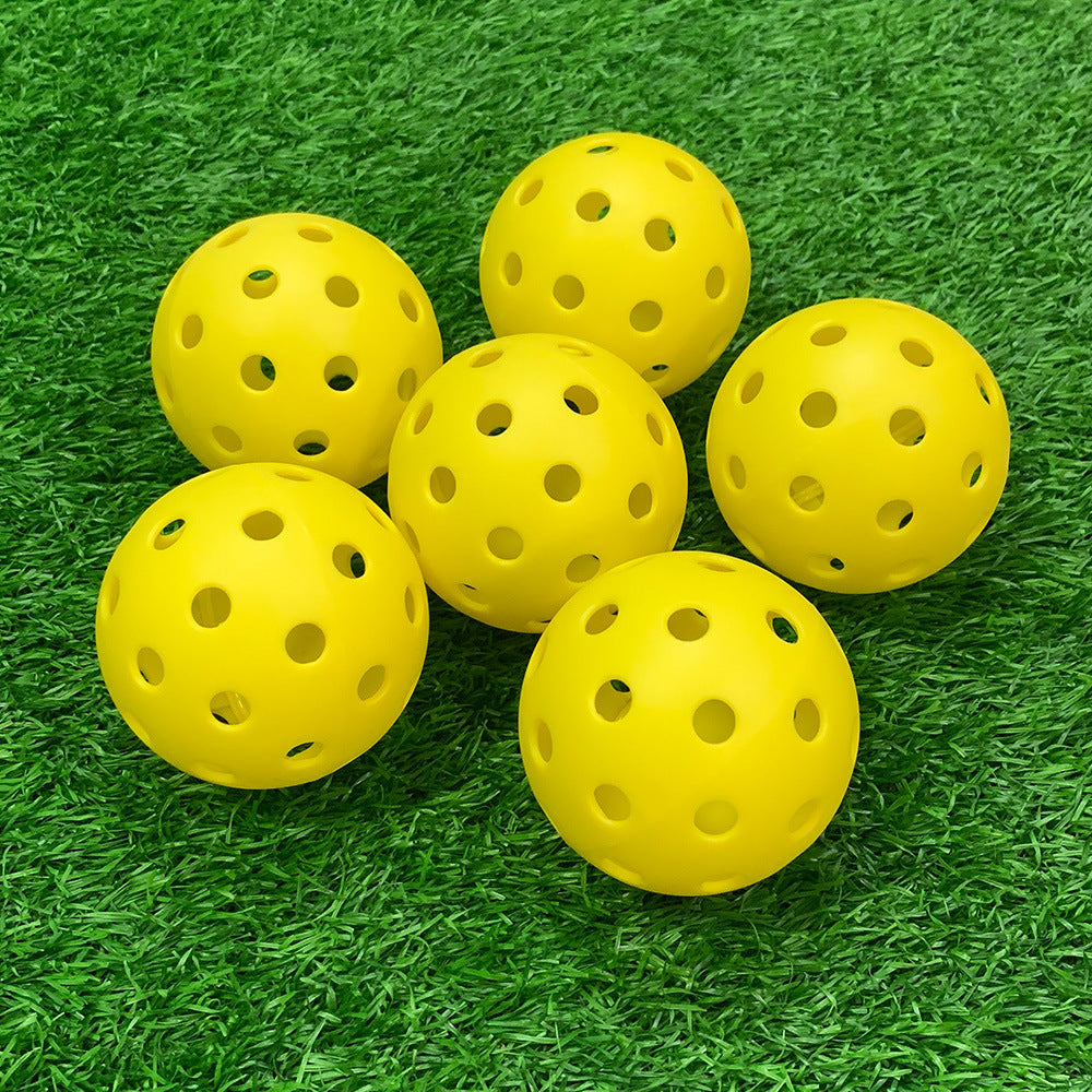 40 Hole 74mm Plastic Pickleball Balls Set 12 Pack