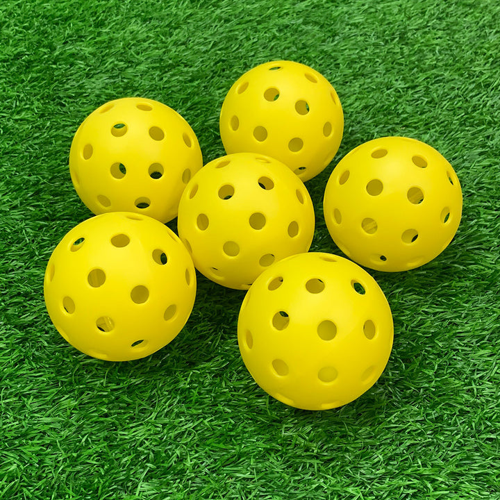 40 Hole 74mm Plastic Pickleball Balls Set 12 Pack