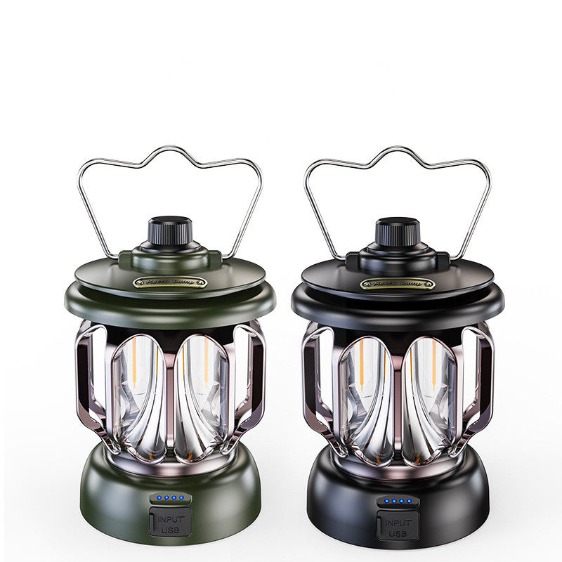 Portable Retro LED Camping Horse Lantern
