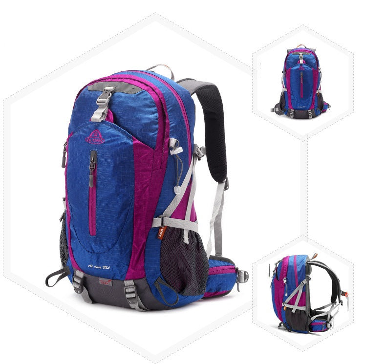 Nylon Outdoor Mountaineering Hiking Travel Backpack