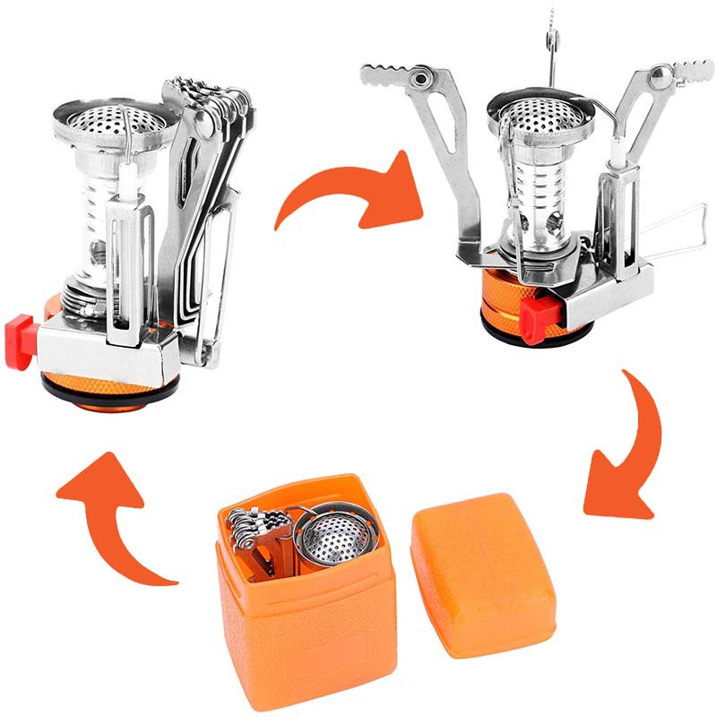 Integrated Outdoor Camping Cooking Range Cookware Set