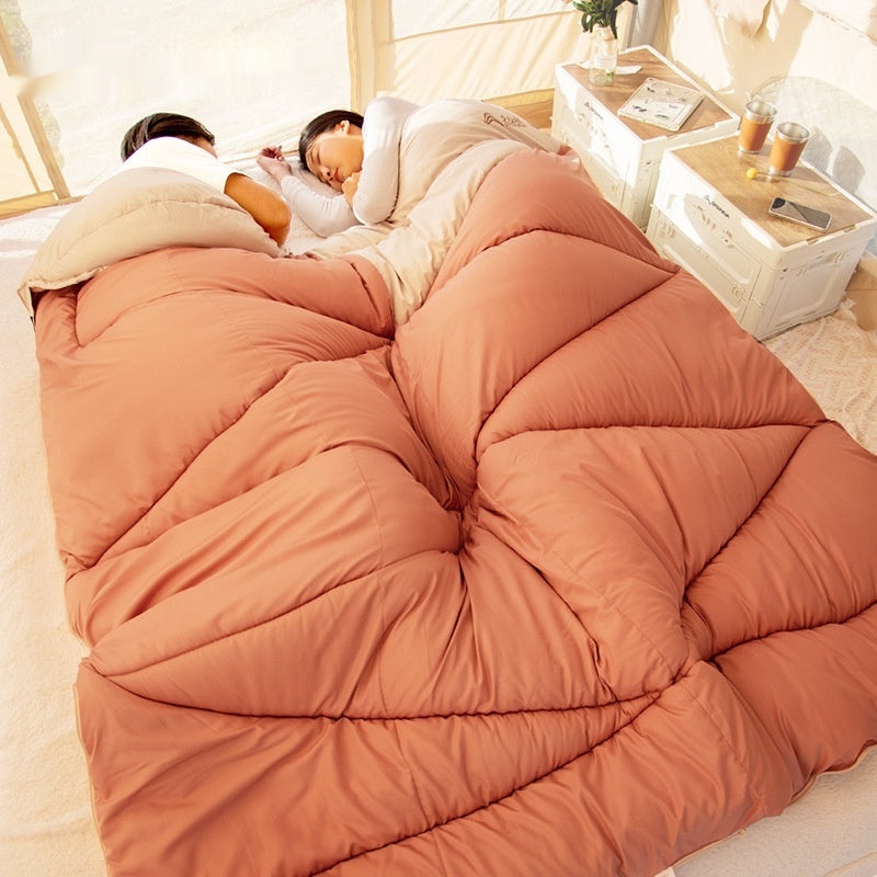 Outdoor Thickened Cold-Protection Sleeping Bag for Camping and Travel