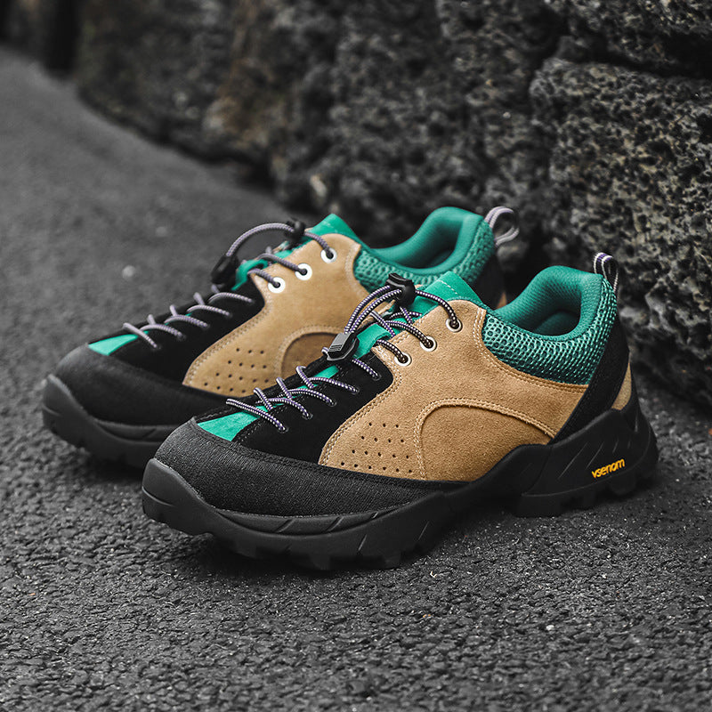Leather Outdoor Mountain Climbing Hiking Boots