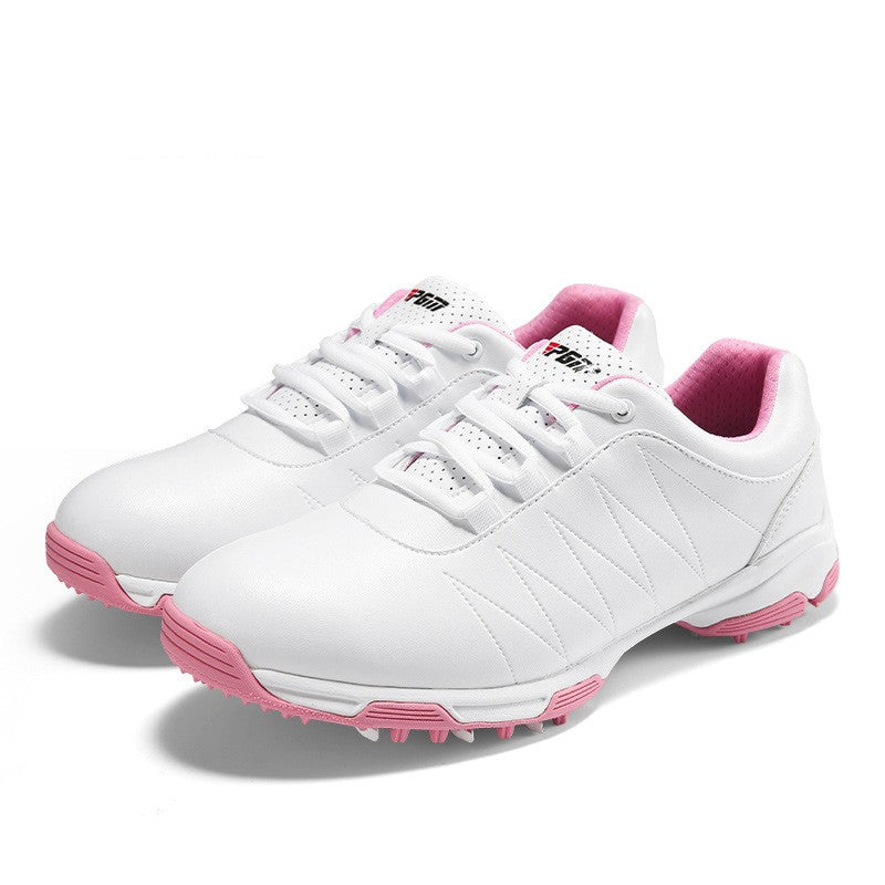 Golf Shoes Waterproof Sneakers Spin Button LACES Anti-sideslip
