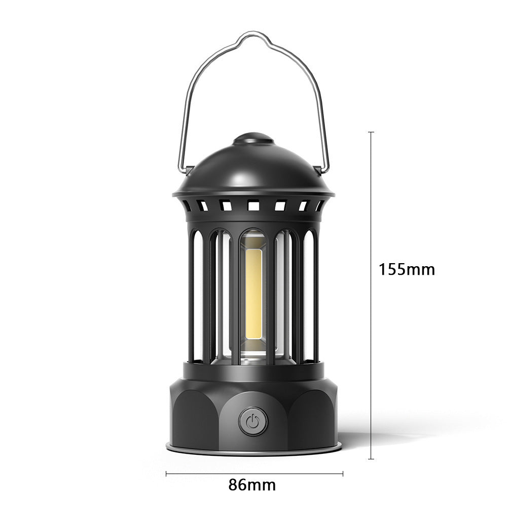 COB Portable Retro Camping Lantern Tent Light