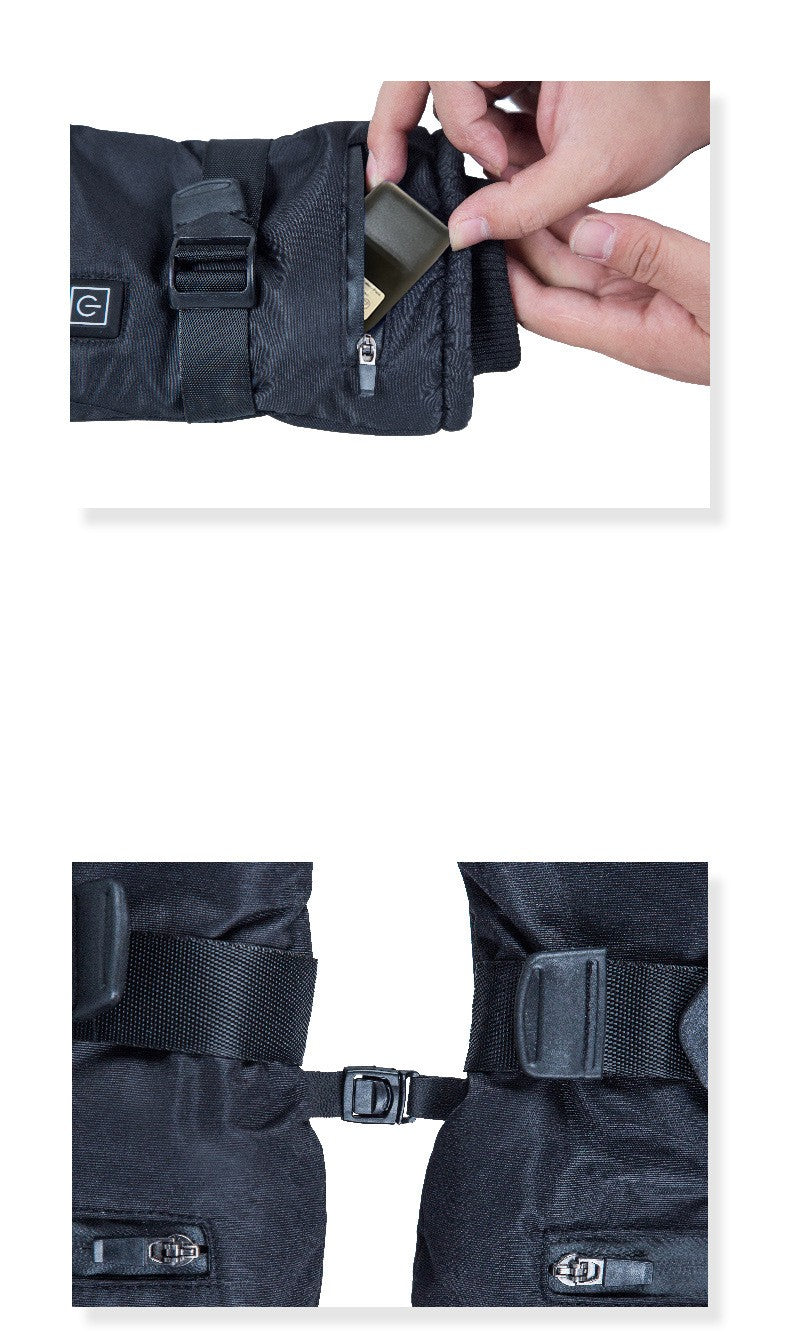 Outdoor Cycling Skiing Electrically Heated Gloves
