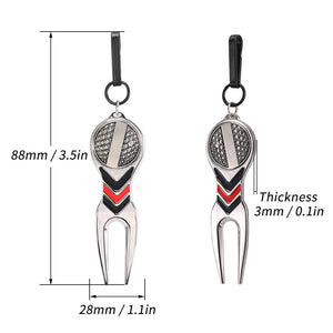 Golf Green Fork with Ball Marker – Golf Accessories