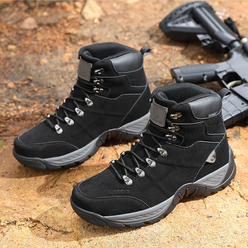 Men’s Mid-High Autumn Winter Plus-Size Hiking Boots