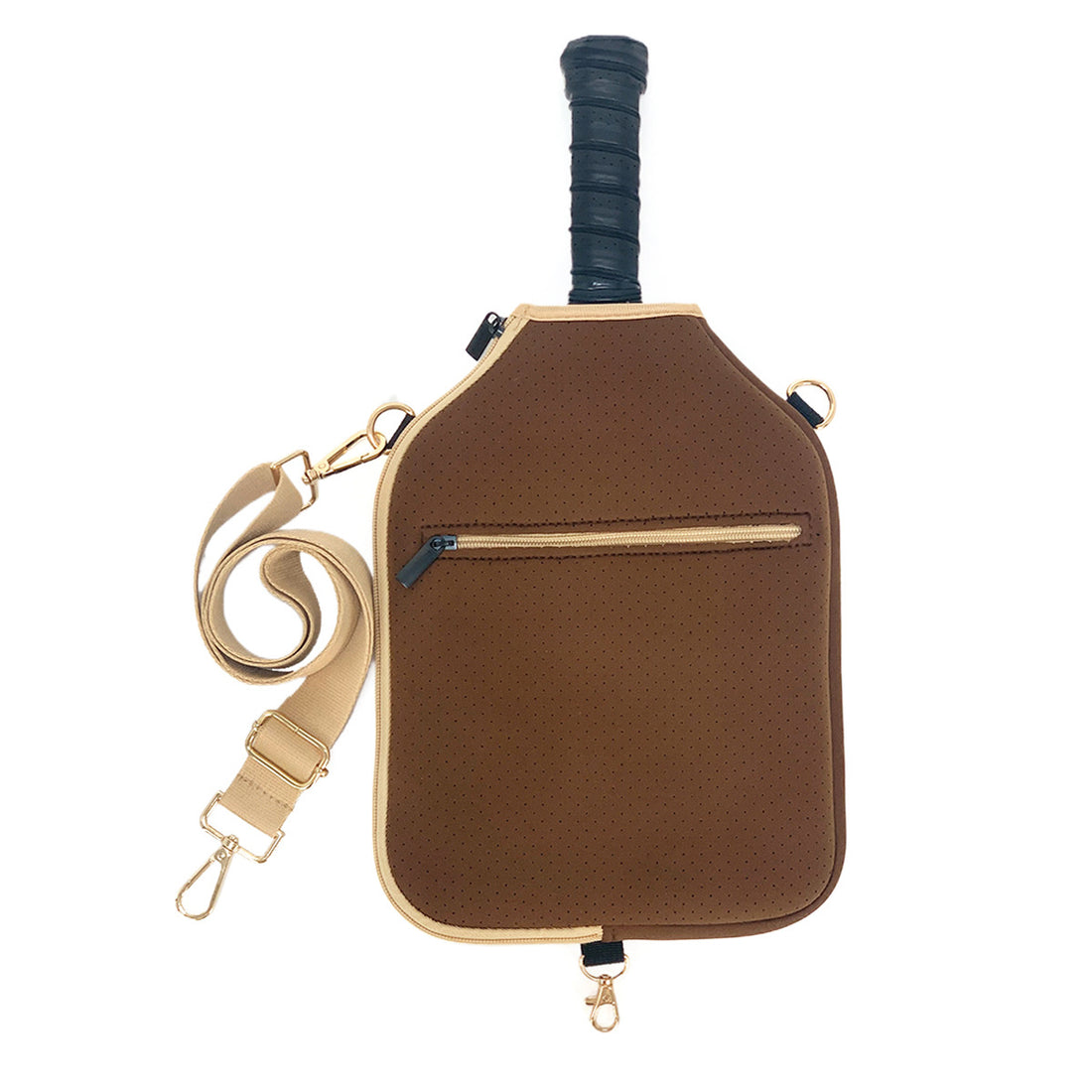 Single Shoulder Pickleball Racket Bag With Hook Strap