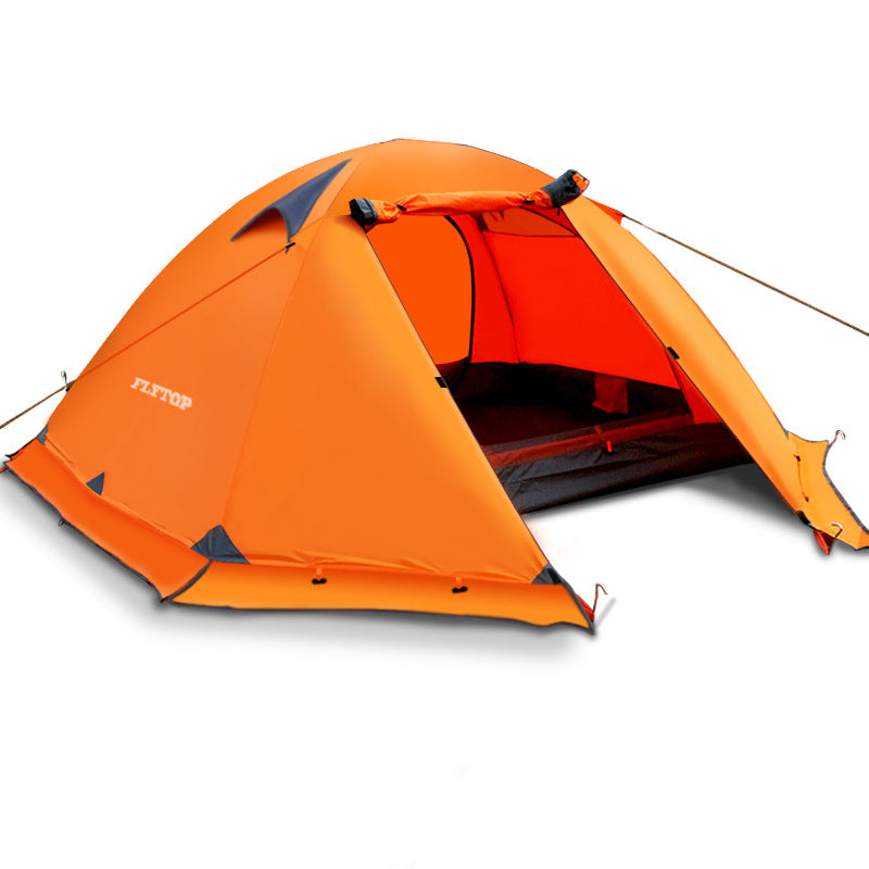 Double Camping Tent With Aluminum Poles And Storm Protection