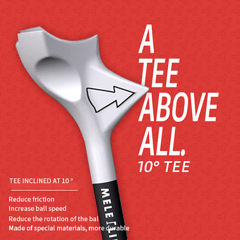 Durable Golf Ball Tee – 10° Balanced Nail for Field Use