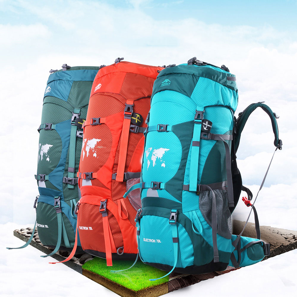 Large Capacity Water Resistant Multifunctional Hiking Backpack