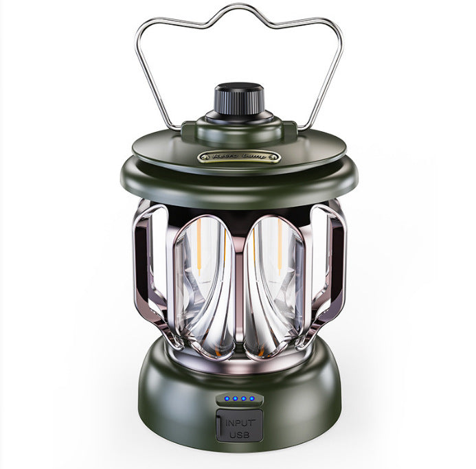 Portable Retro LED Camping Horse Lantern