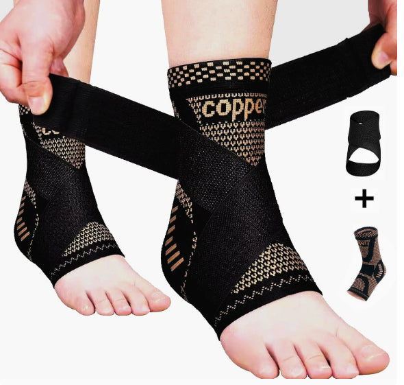 Copper Fiber Sports Wrist Support Brace