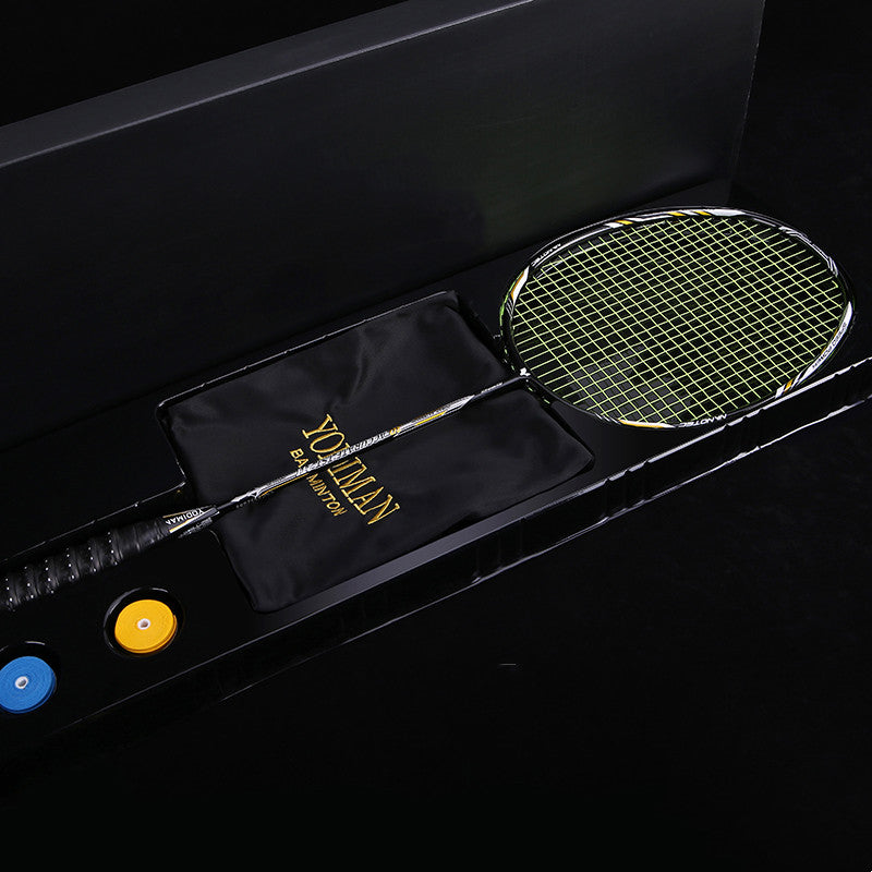 Badminton Racket Genuine Full Carbon Offensive  Light