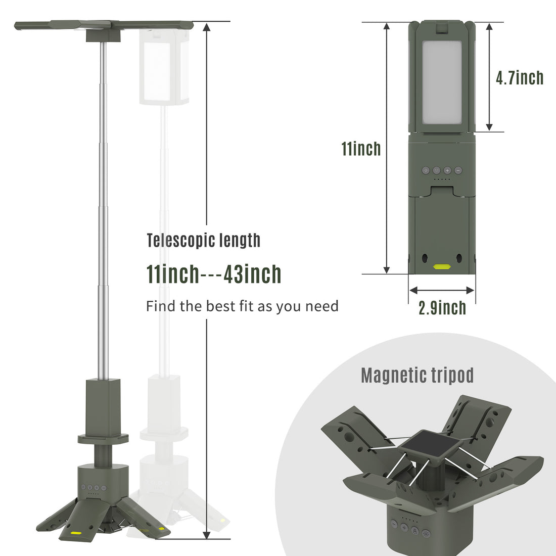 Folding Camping Lantern With Ultra Long Battery Life