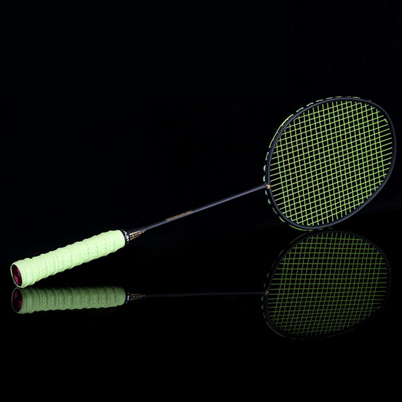 Full Carbon Badminton Racket Single Shot Attack Training