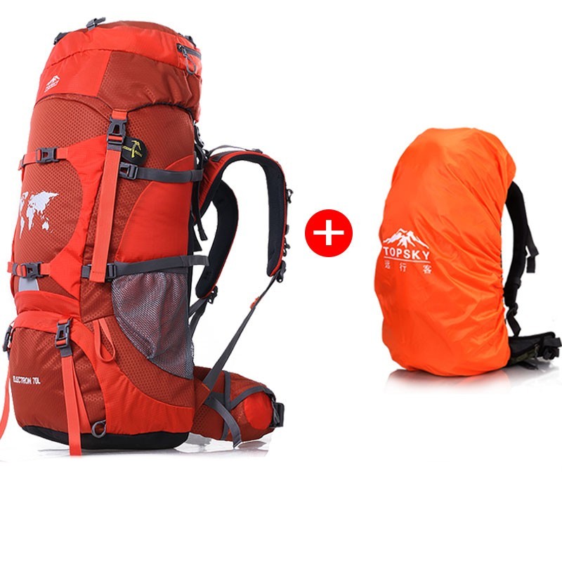 Large Capacity Water Resistant Multifunctional Hiking Backpack
