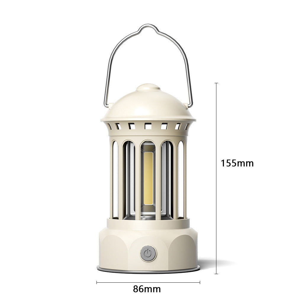 COB Portable Retro Camping Lantern Tent Light