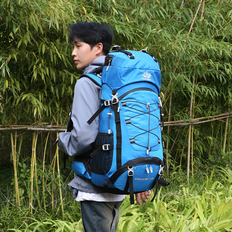 60L Large Capacity Outdoor Hiking, Camping, and Travel Backpack