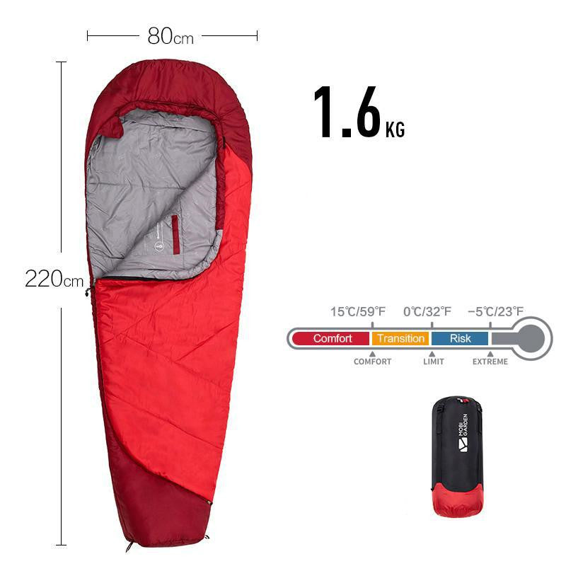 Thickened Mummy Sleeping Bag – Outdoor Winter Camping