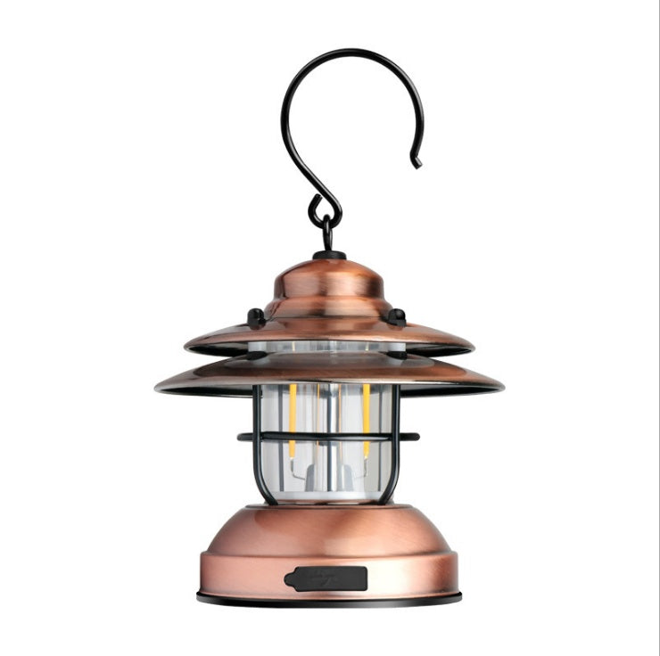 Retro USB Rechargeable Camping Lantern L088