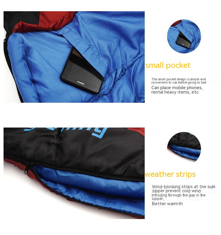 Outdoor Mummy Sleeping Bag – Autumn and Winter Camping