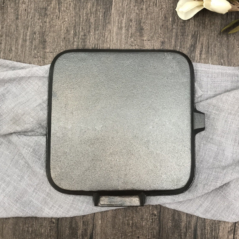 Cast Iron Folding Camping Steak Skillet
