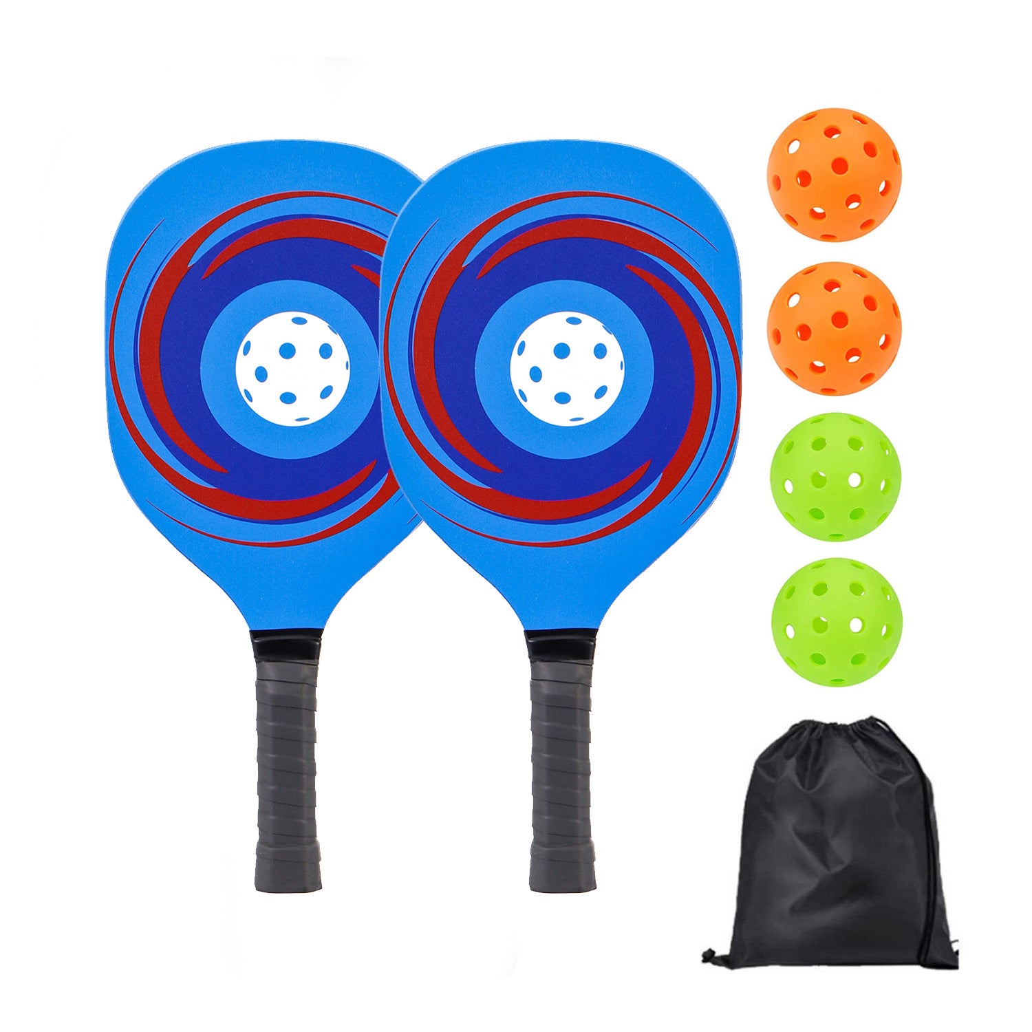 Poplar UV Printed Pickleball Paddle Set