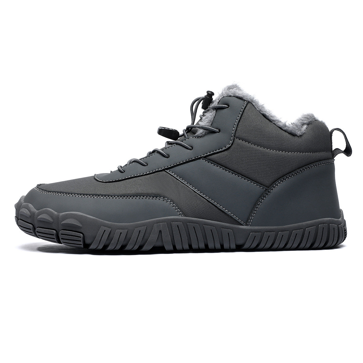 Men’s Outdoor Five-Toe Cotton-Padded Hiking Snow Boots