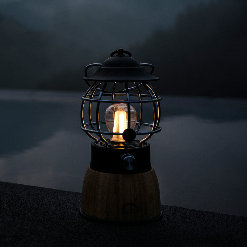 Retro Hanging Camping Lantern Portable Tent Light