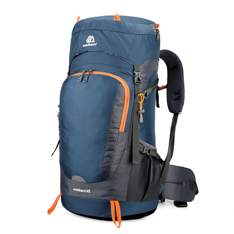 Men's Nylon Mountaineering Hiking and Camping Backpack