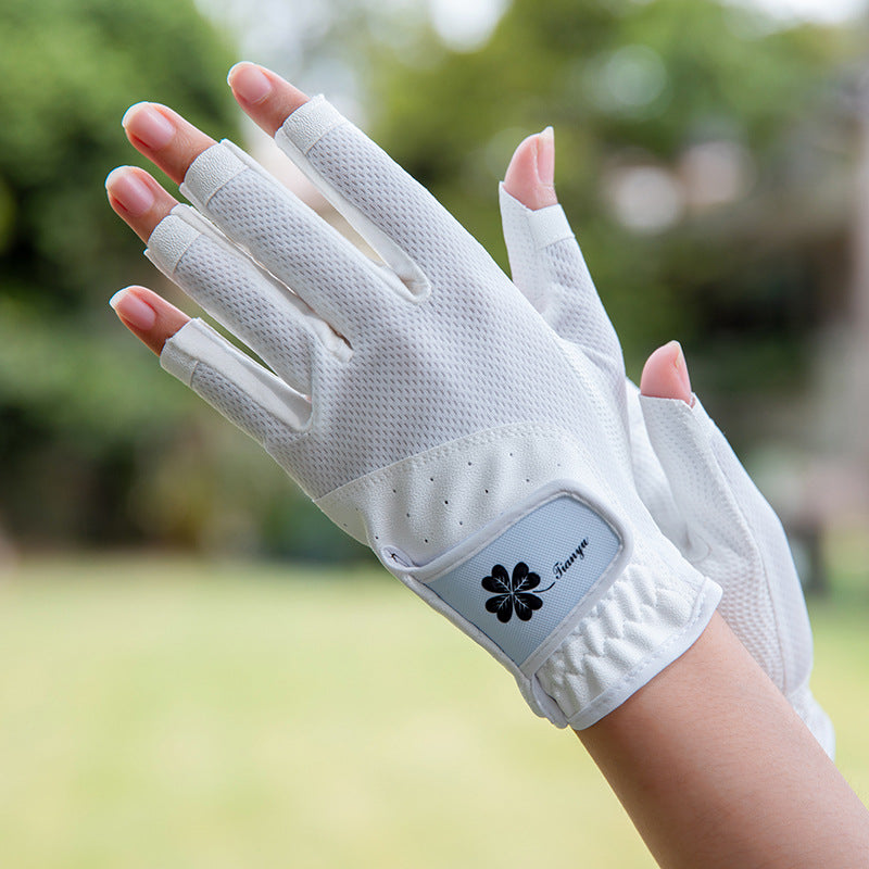 Breathable Non-Slip Golf Gloves for Women