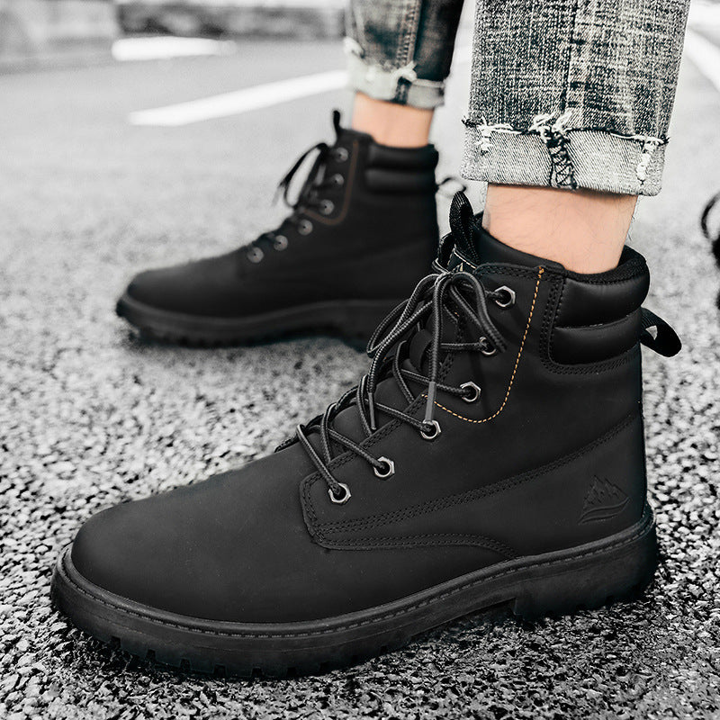 British Fashion High-Top Men’s Outdoor Hiking Boots