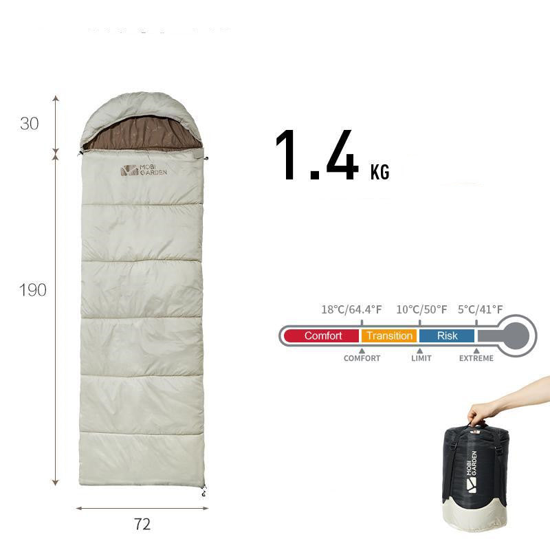 Thickened Mummy Sleeping Bag – Outdoor Winter Camping