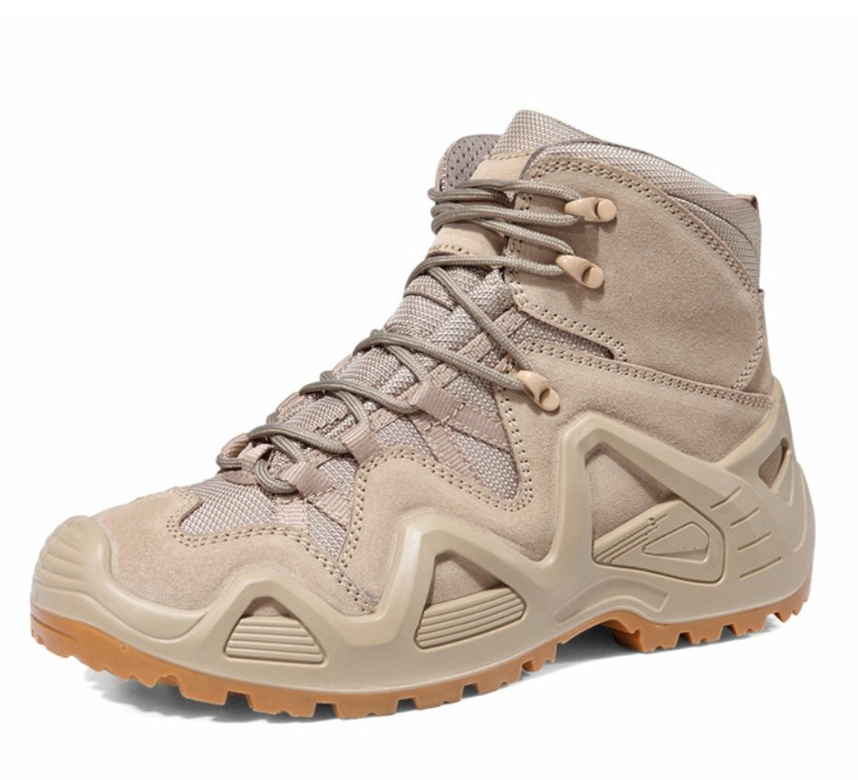 Mid-Top Military Outdoor Training Hiking Combat Boots