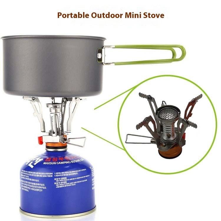 Integrated Outdoor Camping Cooking Range Cookware Set