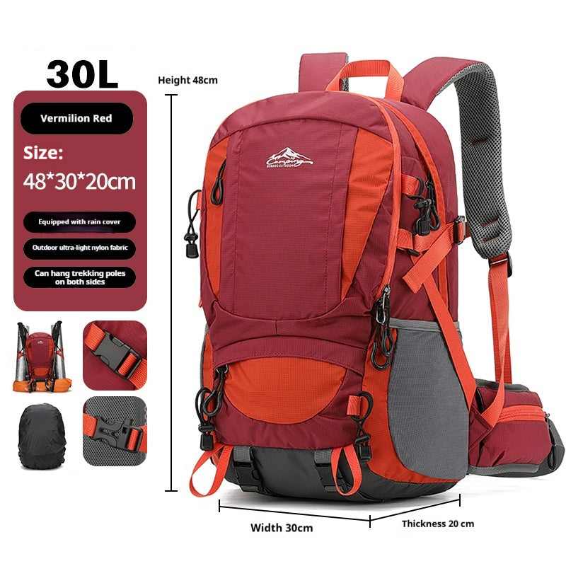 Men's Lightweight Large Capacity Hiking Backpack