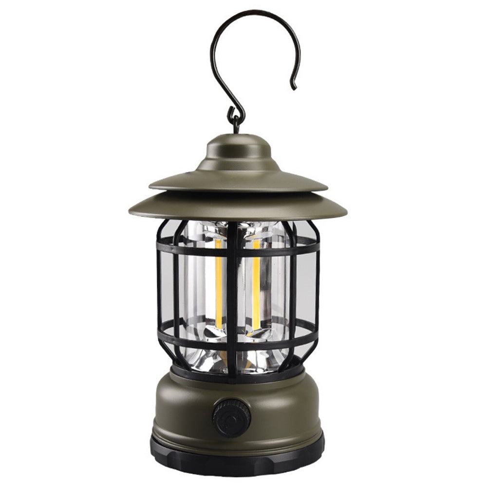 Retro Multifunctional Warm Light Camping Lantern