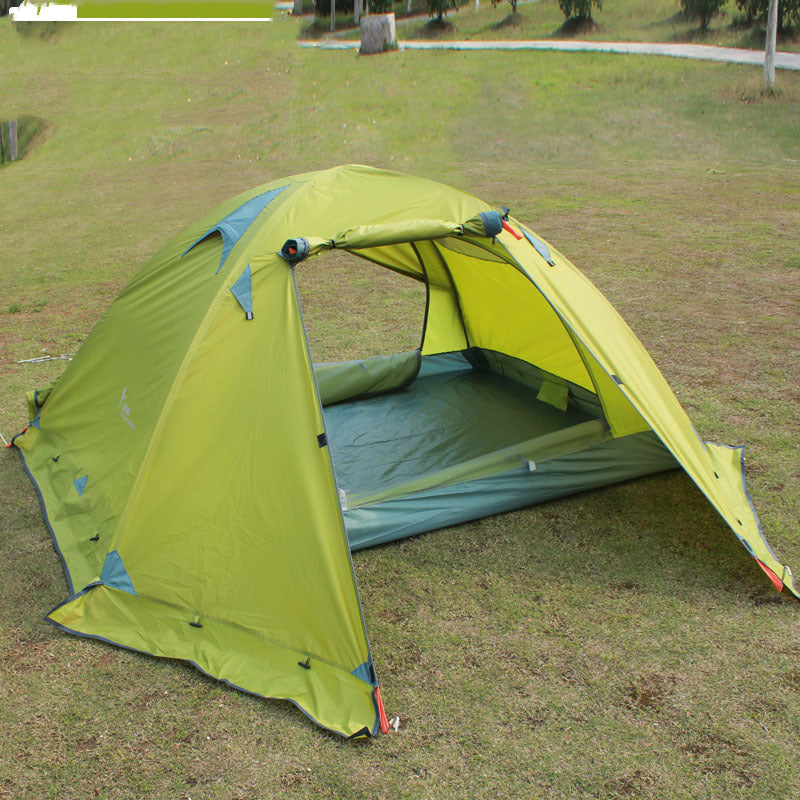 Double Camping Tent With Aluminum Poles And Storm Protection